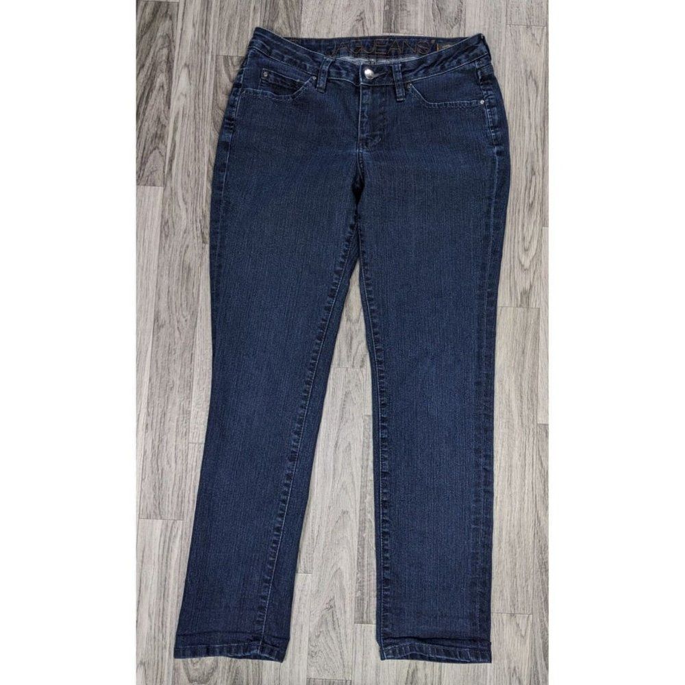 Jag Jeans Womens Size 6 Low Rise Slim Leg Pockets Denim Blue Jeans‎